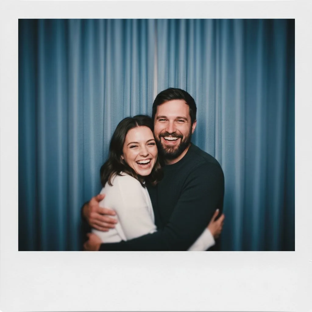 Sample Photo Polaroid 2: vintage tones and clean whitespace